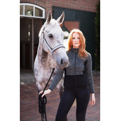 Fleecejacke Neve Horze Kaviar Schwarz