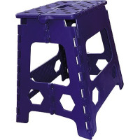 Klappbarer Tritthocker Hippo-Tonic Marine / Himmelblau
