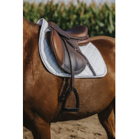 Satteldecke Riding World Velours Weiß Satteldecke Riding World Velours Weiß