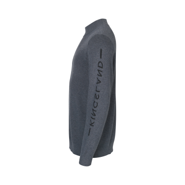 Strickpullover Kingsland Herren KLVikko Graues Schmiedeeisen