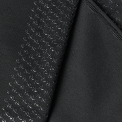 Junior-Reitleggings Kingsland mit Vollbesatz KLValli Schwarz