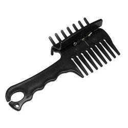 Kamm mit Flechthilfe HKM Schwarz