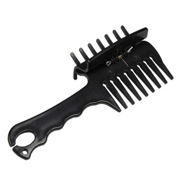 Kamm mit Flechthilfe HKM Schwarz