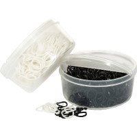 Flechtgummis HKM Weiß Weiß Flechtgummis HKM Weiß Weiß