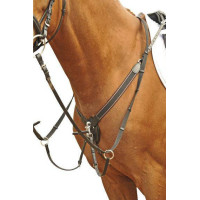 Brustgeschirr mit breitem Gummizug HKM Braun Brustgeschirr mit breitem Gummizug HKM Braun