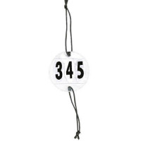 Kopfnummer 3-stellig verstellbar HKM Weiß Weiß