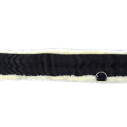 Teddy-Gurt HKM Schwarz / Creme