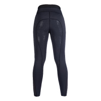 **Flow Reitleggings mit Vollbesatz aus Silikon HKM** Schwarz