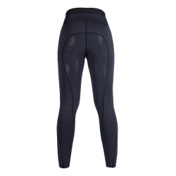 **Flow Reitleggings mit Vollbesatz aus Silikon HKM** Schwarz