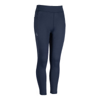 Legging Alice Kids fond intégral en silicone HKM Bleu foncé Legging Alice Kids fond intégral en silicone HKM Bleu foncé
