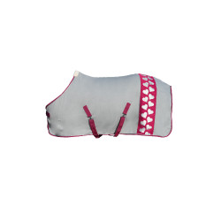 Trockendecke Sweet Valentine HKM Rosa / Silberfarben Trockendecke Sweet Valentine HKM Rosa / Silberfarben