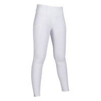 Leggings HKM Lisa Vollbesatz Silikon Weiß Wei&amp;szlig;