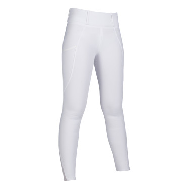 Leggings HKM Lisa Vollbesatz Silikon Weiß Wei&amp;szlig;