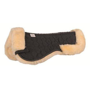 Echtes Lammfell-Sattelkissen für Pony HKM Natürlich Braun