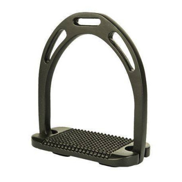 Aluminium-Steigbügel Light HKM Schwarz