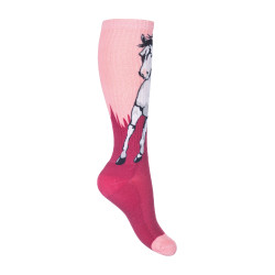 Kinder-Reitsocken Helsinki HKM Rosa / Weinrot Kinder-Reitsocken Helsinki HKM Rosa / Weinrot