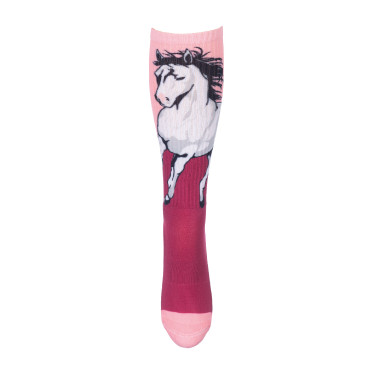 Kinder-Reitsocken Helsinki HKM Rosa / Weinrot Kinder-Reitsocken Helsinki HKM Rosa / Weinrot