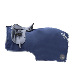Polar fleece uitrijdeken HKM Dunkelblau