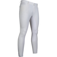 Herrenhose Sportive Vollbesatz Alos HKM Weiß Wei&amp;szlig;