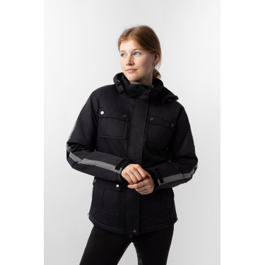 Horze WinterRider Jacke Schwarz Horze WinterRider Jacke Schwarz