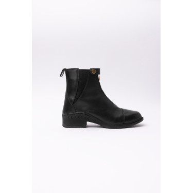 Lederstiefel Rosa mit Reißverschluss vorne Horze Lederstiefel Rosa mit Reißverschluss vorne Horze