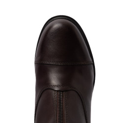 Lederstiefel Rosa mit Reißverschluss vorne Horze Dunkelbraun