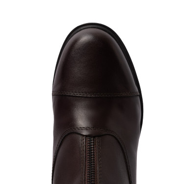 Lederstiefel Rosa mit Reißverschluss vorne Horze Dunkelbraun