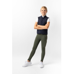 Klassische gesteppte Kinderweste Horze Dunkelblauer Peacoat Klassische gesteppte Kinderweste Horze Dunkelblauer Peacoat