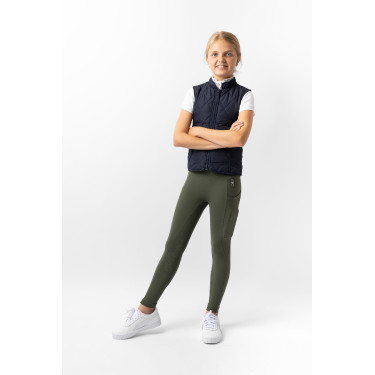 Klassische gesteppte Kinderweste Horze Dunkelblauer Peacoat Klassische gesteppte Kinderweste Horze Dunkelblauer Peacoat