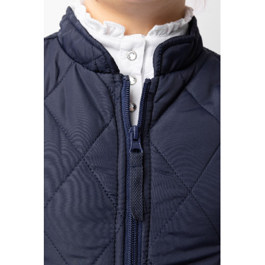 Klassische gesteppte Kinderweste Horze Dunkelblauer Peacoat Klassische gesteppte Kinderweste Horze Dunkelblauer Peacoat