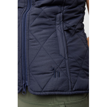 Klassische gesteppte Kinderweste Horze Dunkelblauer Peacoat Klassische gesteppte Kinderweste Horze Dunkelblauer Peacoat