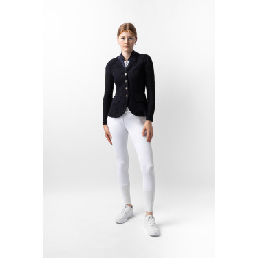 Wettkampfjacke mit Mesh Gabrielle Damen B Vertigo Dunkelmarineblau