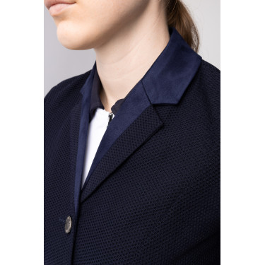 Wettkampfjacke mit Mesh Gabrielle Damen B Vertigo Dunkelmarineblau