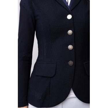 Wettkampfjacke mit Mesh Gabrielle Damen B Vertigo Dunkelmarineblau