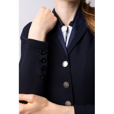 Wettkampfjacke mit Mesh Gabrielle Damen B Vertigo Dunkelmarineblau