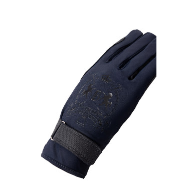 Reithandschuhe B Vertigo Laia Damen mit aufgedrucktem Logo Dunkelmarine Reithandschuhe B Vertigo Laia Damen mit aufgedrucktem Logo Dunkelmarine