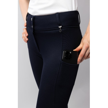 Thermohose Vollbesatz Mira Damen Horze Dunkelmarine Blau
