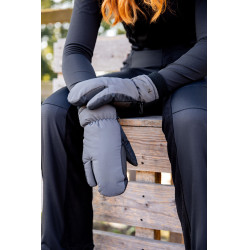 Reflektierende Drei-Finger-Fäustlinge Horze Dunkles reflektierendes Silber Reflektierende Drei-Finger-Fäustlinge Horze Dunkles reflektierendes Silber