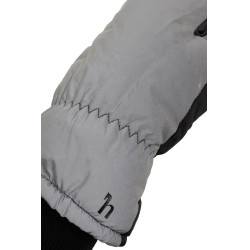 Reflektierende Drei-Finger-Fäustlinge Horze Reflektierendes Silber