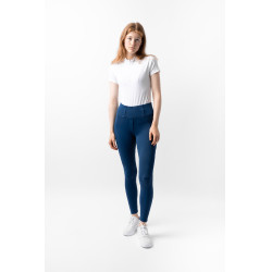 Hybride Thermo-Leggings Horze Anya Full Grip Tiefseeblau Hybride Thermo-Leggings Horze Anya Full Grip Tiefseeblau