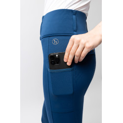 Hybride Thermo-Leggings Horze Anya Full Grip Tiefseeblau Hybride Thermo-Leggings Horze Anya Full Grip Tiefseeblau