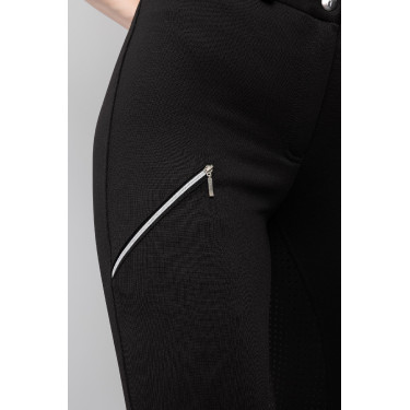 Horze Felicia Thermo Vollbesatz-Reithose Schwarz