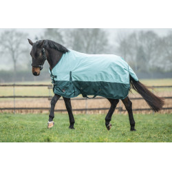 Outdoordecke HKM Chester 600D 100g Türkis / Grün Blau