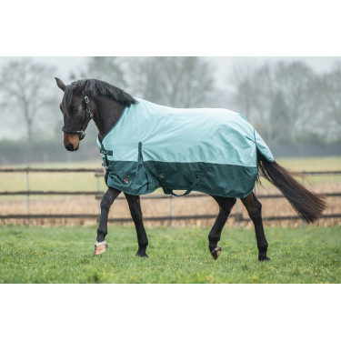 Outdoordecke HKM Chester 600D 100g Türkis / Grün Blau