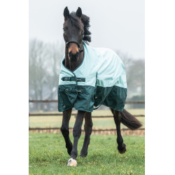 Outdoordecke HKM Chester 600D 100g Türkis / Grün Blau