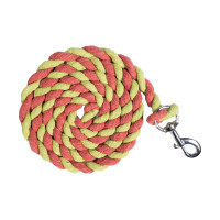 HKM Baumwolllonge mit Karabiner Apfelgrün / Neon Koralle Gr&amp;amp;amp;amp;amp;amp;amp;amp;uuml;n