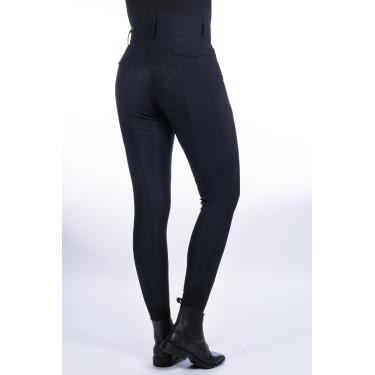 Heizhose Damen HKM Keep Warm ohne Akku Schwarz