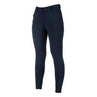 HKM beheizbare Reithose Comfort Style 1/1 Silikon ohne Akku Damen Dunkelblau
