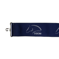 Elastischer Bauchgurt HKM Blau Elastischer Bauchgurt HKM Blau