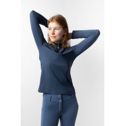 Trainingsshirt Horze Eloise Indigo Vintage Marineblau